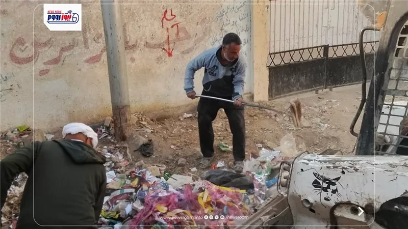 حملات للنظافة ورفع الإشغالات وتحسين المظهر الحضاري بإطسا وسنورس ويوسف الصديق