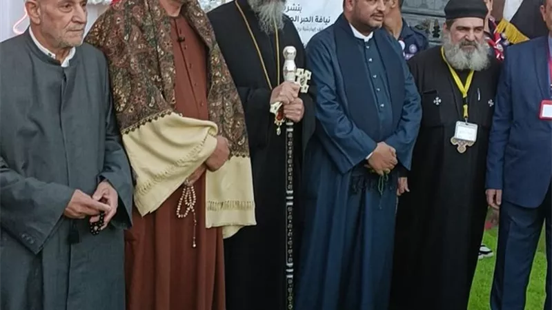 «إفطار المحبة» يجمع المسلمين والمسيحيين بكنيسة العذراء بالعاشرية في برج العرب