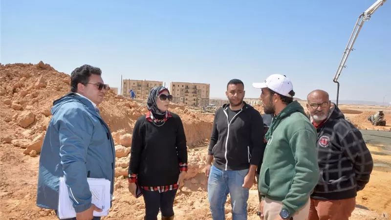 بدء تنفيذ 5 عمارات بمشروع ديارنا للاسكان المتوسط في مدينة السويس الجديدة