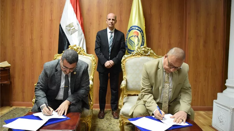 جامعة بني سويف توقع بروتوكول تعاون مع المدارس اليابانية لتطوير التعليم المبكر
