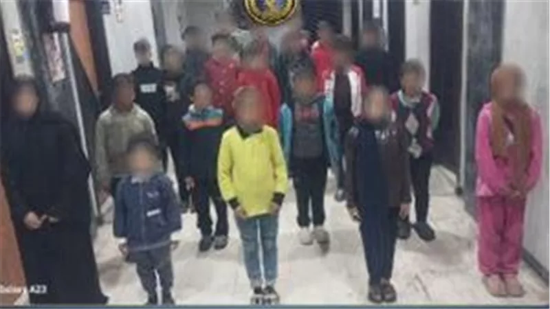 بصحبتهم 36حدث.. القبض على 26 شخصا لاتهامهم بإستغلال الأطفال في التسول