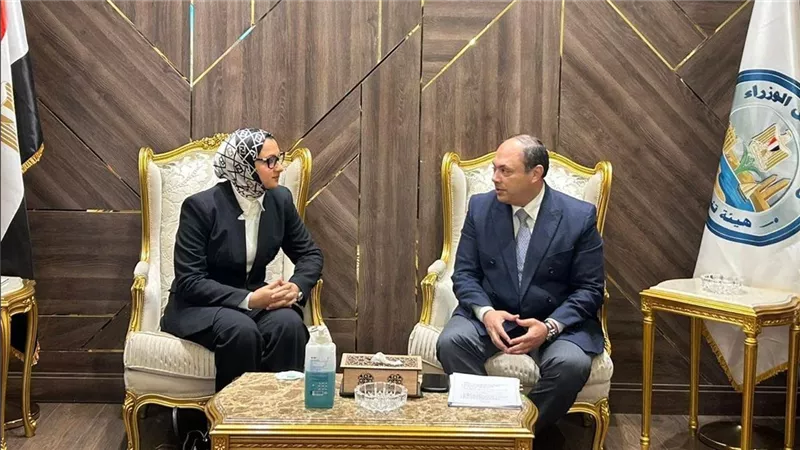 لبحث دعم المشروعات التنموية.. رئيس تنمية الصعيد يستقبل محافظ الوادي الجديد 