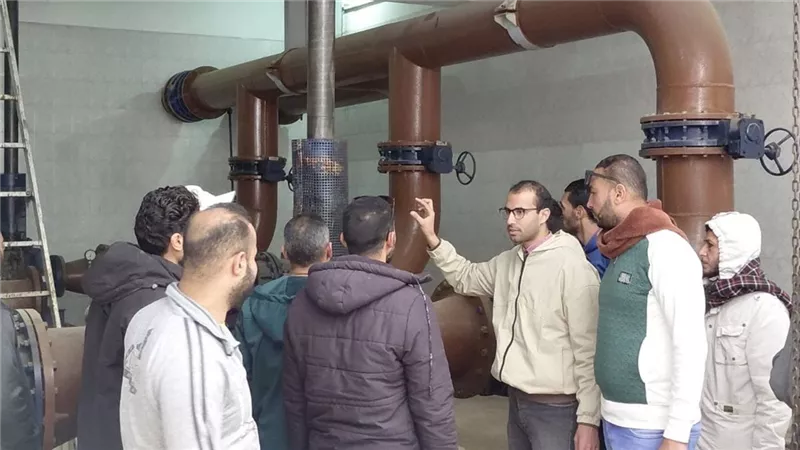 مياة المنوفية: تنفيذ دورات تدريبية للعاملين في مختلف التخصصات