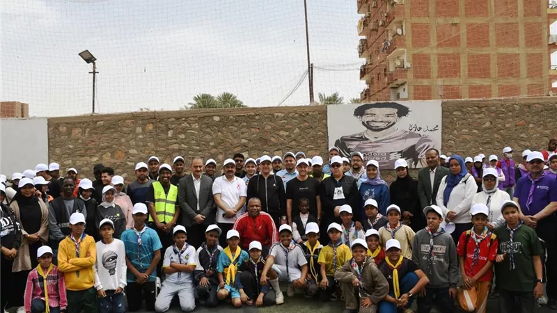 انطلاقة المرحلة الأولى لمبادرة أسوان بشبابها أجمل في منطقة السيل الجديد