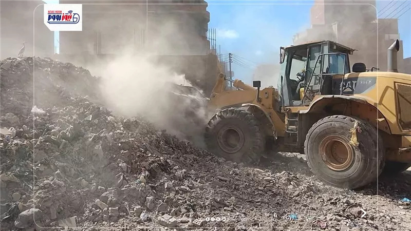 رفع أكثر من 300 متر من المخلفات.. إنهاء مقلب «أرض الروبة» بالمنيا 