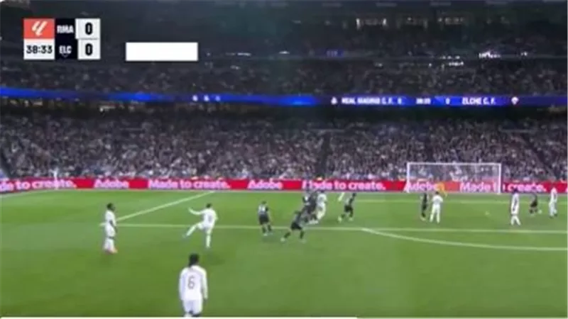 أهداف وملخص مباراة ريال مدريد وإلتشي الشوط الأول اليوم في الدوري الإسباني 