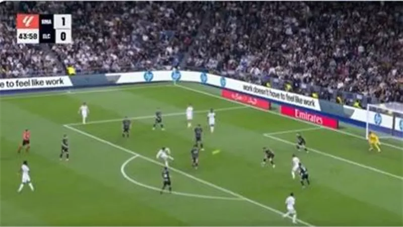 نتيجة وملخص مباراة ريال مدريد وإلتشي الشوط الثاني (4-1) في الدوري الإسباني