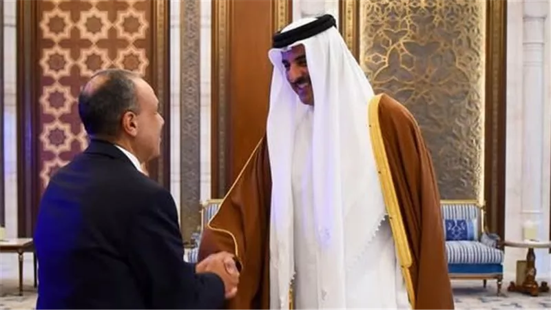 عبد العاطي يلتقي أمير قطر ويؤكد دعم مصر الكامل لها في مواجهة الهجوم الإيراني