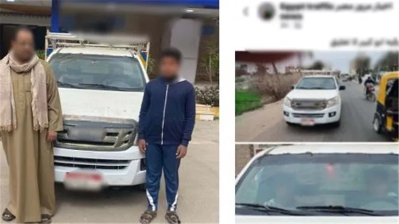 عرض حياة المواطنين للخطر.. القبض على صغير قاد سيارة في الشرقية