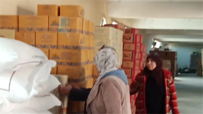 ضبط ٨  طن مواد غذائية مجهولة المصدر خلال حملة تفتيشية موسعة بالمنوفية