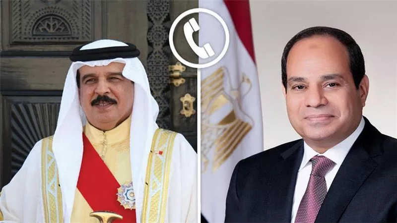 السيسي لملك البحرين: مصر تواصل اتصالاتها المكثفة لوقف الحرب في أقرب وقت