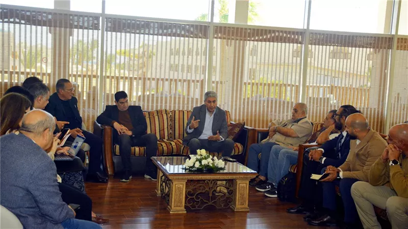 “بغرض تطويرها” وزير السياحة يلتقي بغرفة الغوص والأنشطة البحرية في شرم الشيخ