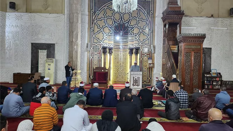 مديرية أوقاف الإسكندرية تحتفل بليلة القدر بمسجد سيدي أبي العباس المرسي 