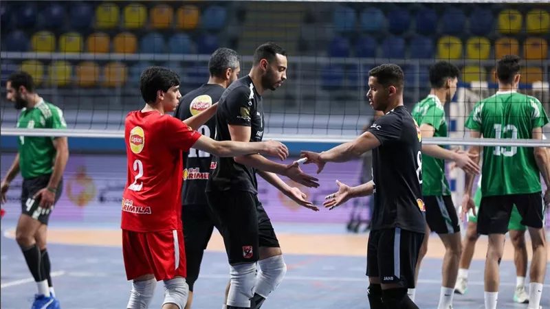 الأهلي يفوز على الاتحاد السكندري في دوري السوبر للكرة الطائرة 