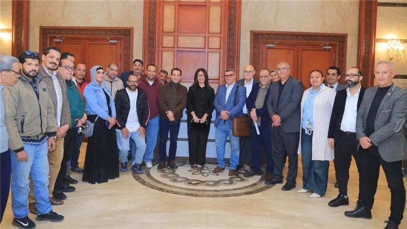وزيرة الثقافة تتفقد 