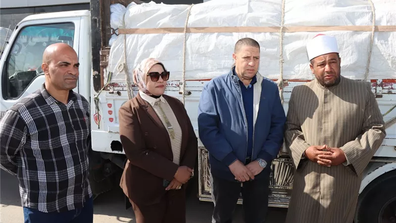 بني سويف تستقبل 4 آلاف عبوة سلع غذائية استعدادًا لعيد الفطر 