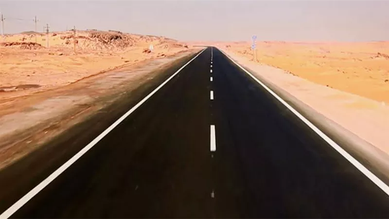 محافظ أسوان  وزير النقل يوافق على رفع كفاءة طريق توشكى أبو سمبل  