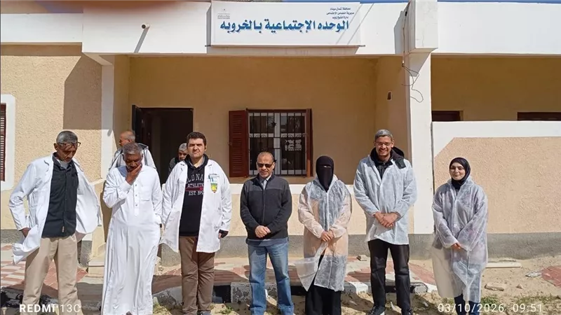 بحوث الصحراء ينفذ قافلة بيطرية لتحسين الحالة الصحية للثروة الحيوانية