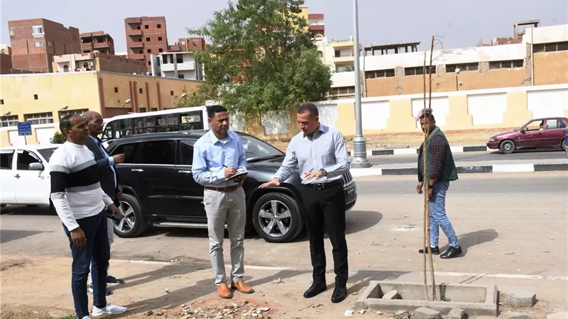 محافظ اسوان يوجه بتوزيع بعض أعمال السمبوزيوم ضمن منظومة التطوير والتجميل 