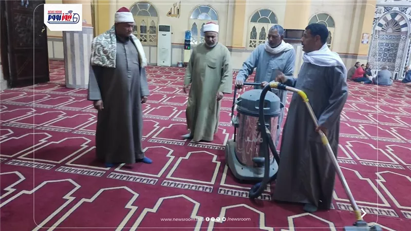 أوقاف الفيوم: تجديد حملة النظافة الشاملة بالمساجد استعدادًا لعيد الفطر المبارك