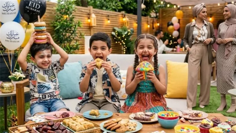 كيف تحمي أطفالك من الإفراط في حلويات عيد الفطر … نصائح عملية 	