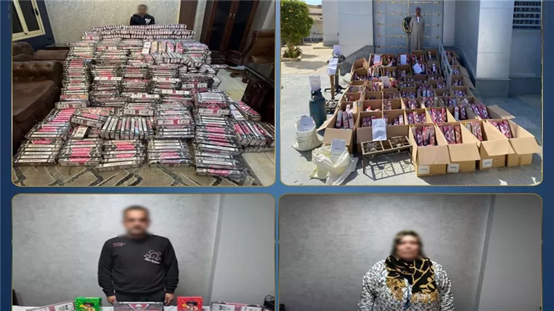 ضبط 3.5 مليون قطعة ألعاب نارية في 76 قضية خلال حملات مكثفة