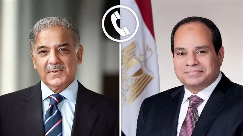 الرئيس يتلقى اتصالًا هاتفيًا من رئيس وزراء باكستان لتبادل التهاني بعيد الفطر