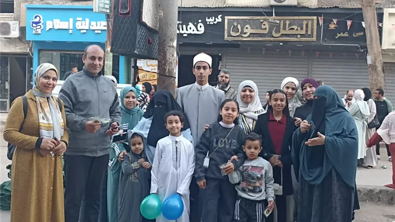 ​نزلوا الشارع.. الأزهر يشارك فرحة أبناء بنى سويف بالعيد 