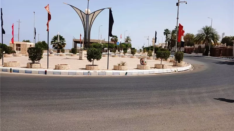 جهود مكثفة بأسوان لتنفيذ أعمال النظافة والتجميل لتوفير أجواءاحتفالية بالعيد