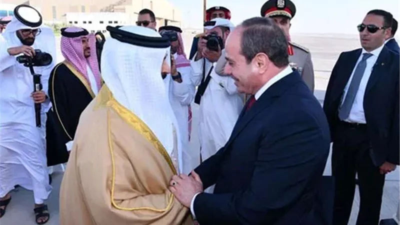 بعد زيارة قصيرة.. السيسي يغادر البحرين والملك حمد في مقدمة مودعيه