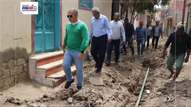 رئيس مياه الفيوم: إزالة توصيلة مياه خلسة بطول 500 متر بقرية الجيلاني في أبشواى