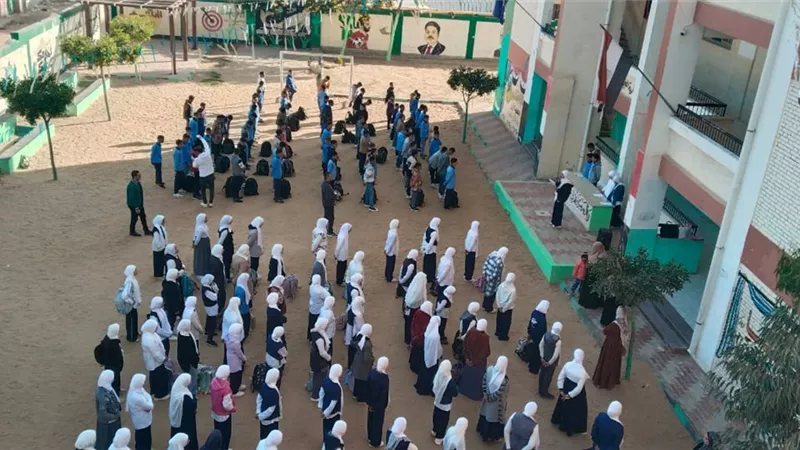 انتظام الدراسة بجميع مدارس محافظة البحيرة عقب انتهاء إجازة عيد الفطر المبارك
