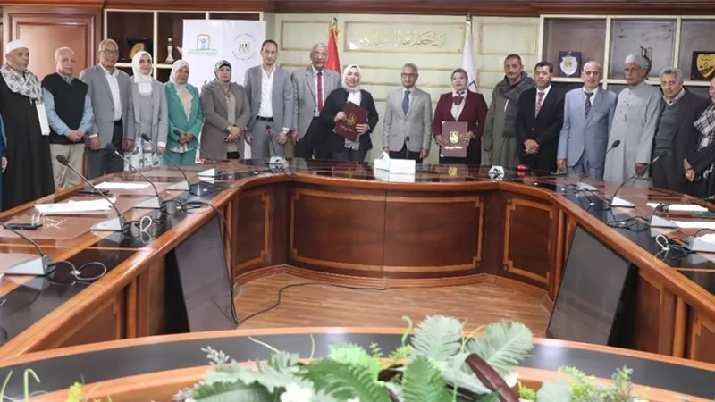 بنى سويف: توقيع بروتوكول لتطوير حضانات الجمعيات الأهلية