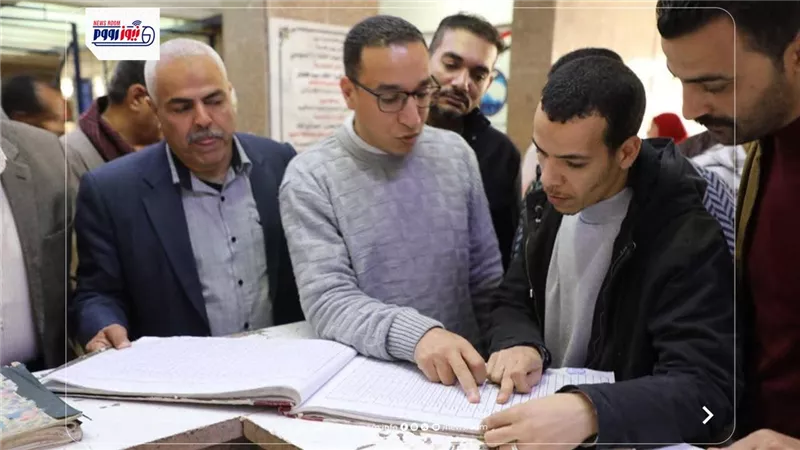 جولة ميدانية مكثفة لنائب المحافظ بقرية أبا البلد لمتابعة «حياة كريمة» 