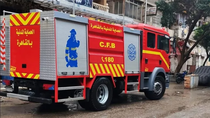 خوفا من تسريب غاز مفاجئ.. تمركز سيارات إطفاء بمنطقة حدائق القبة