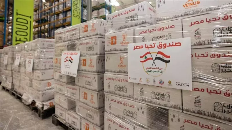 مصر ترسل 10 أطنان من المساعدات الطبية العاجلة إلى لبنان.. تفاصيل