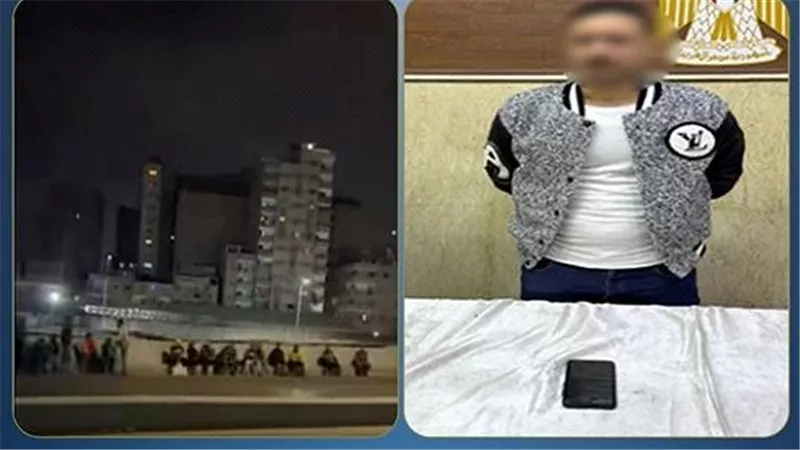 القبض على المتهم بالإدعاء بتعاطي أشخاص مواد مخدرة أعلى أحد كوبري بعين شمس