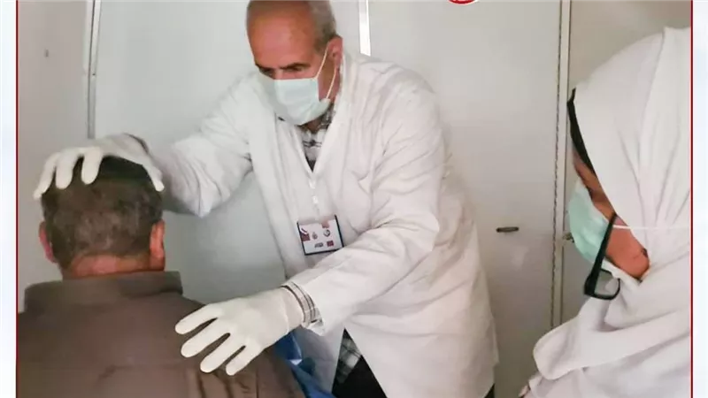 الكشف على 679 مواطنا خلال قافلة طبية مجانية بقرية منشأة مهنا بمركز كوم حمادة