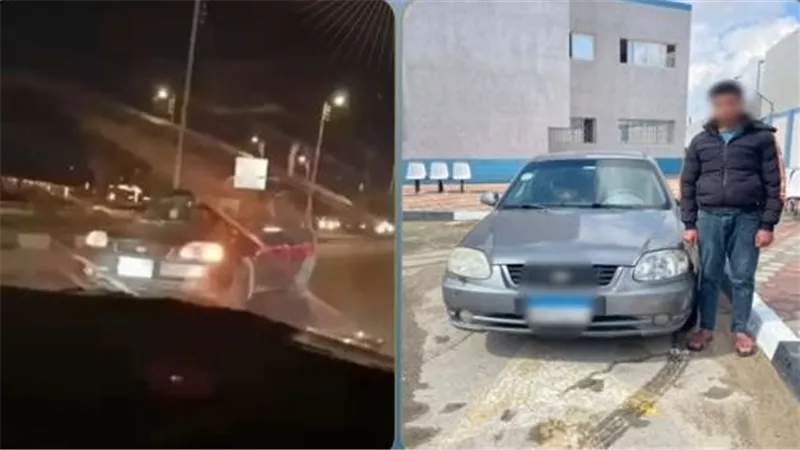 ضبط طالب استعرض بسيارته وعرض حياة المواطنين للخطر بالإسماعيلية