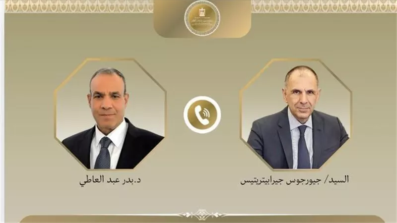 وزير الخارجية يبحث مع نظيره اليوناني تعزيز الشراكة وتطورات الأوضاع الإقليمية