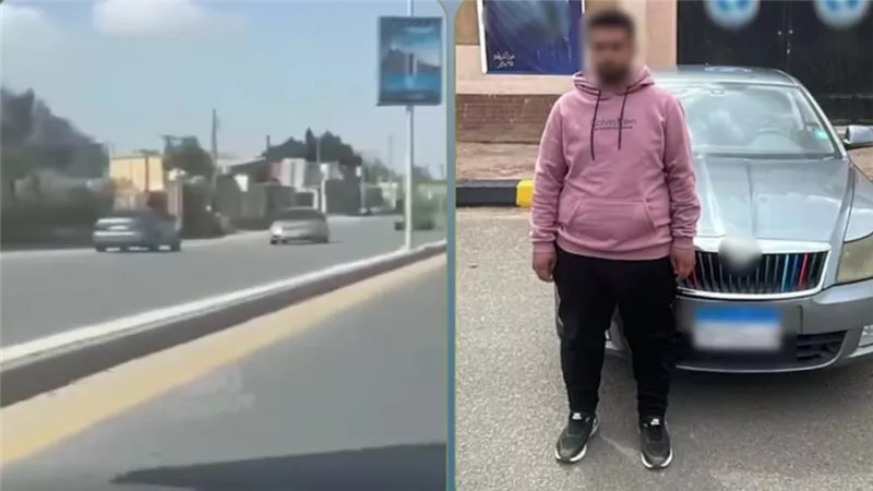 أمن القليوبية يضبط سائق متهور لقيادته سيارة ملاكى عكس الاتجاه
