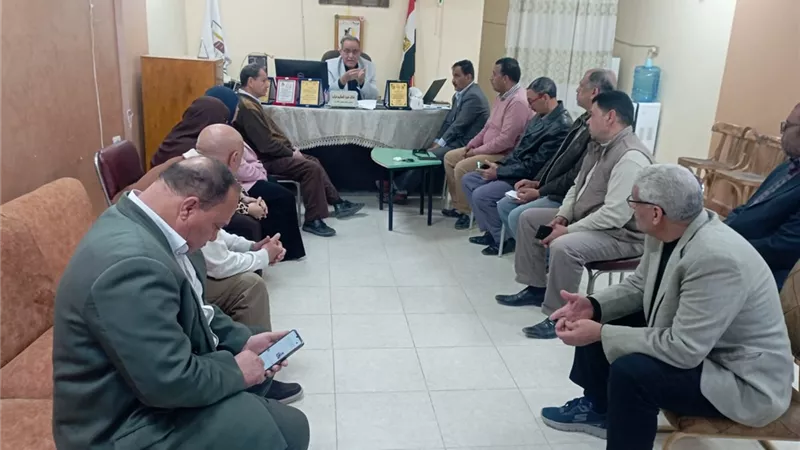 وكيل تعليم بنى سويف يبحث آليات تحسين الأداء وسبل دعم مدارس الواسطى