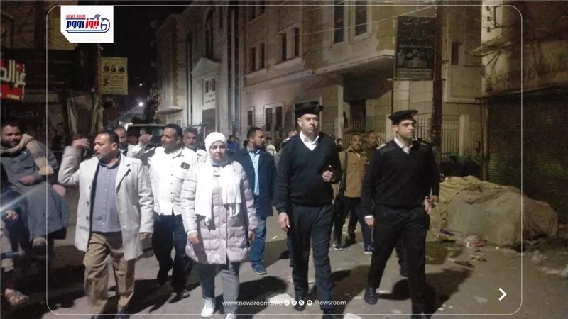 رئيس مركز ابشواى تقود حملة مكبرة لتنفيذ غلق المحال التجارية ورفع الإشغالات