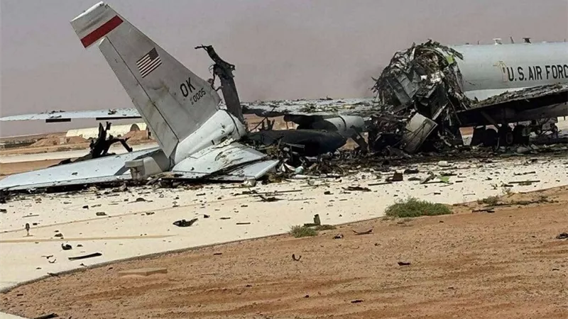 استهداف قاعدة الأمير سلطان.. وأضرار كبيرة لطائرة الإنذار المبكر الأمريكية إي-3