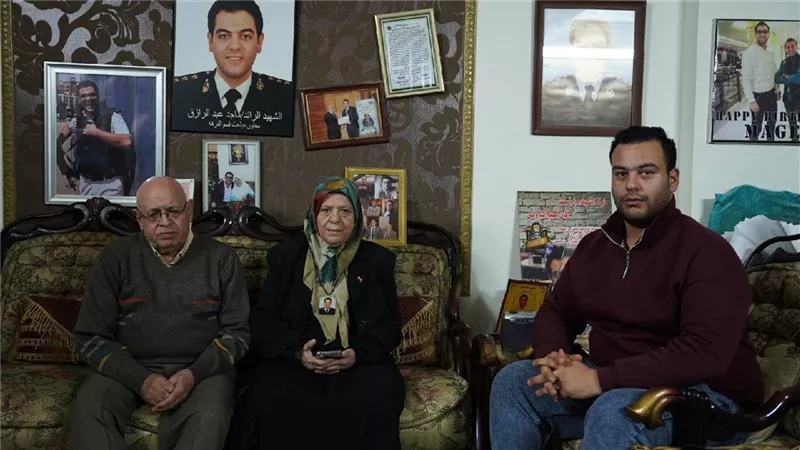 حق ابننا رجع.. تعليق أسرة الشهيد ماجد عبدالرازق بعد القبض على عبدالونيس