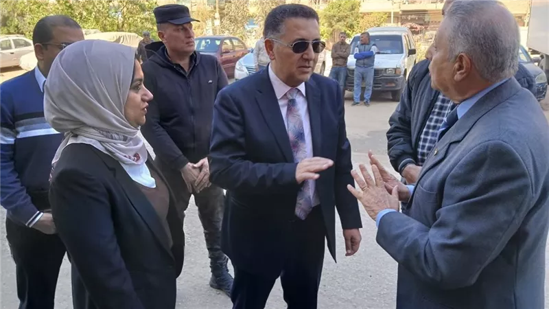 محافظ القليوبية يتفقد أعمال إنشاء مكتبة مصر العامة بحي غرب شبرا الخيمة