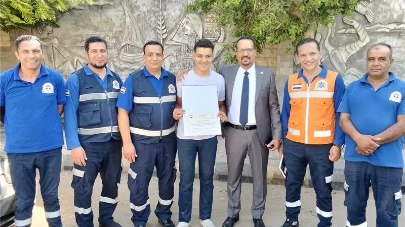 بعد اصلاح العطل الفني ..عودة خدمة الخط الساخن 123 وخدمات اسعاف بنى سويف 