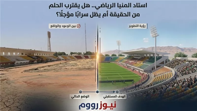 استاد المنيا الرياضي.. هل يقترب الحلم من الحقيقة أم يظل سرابًا مؤجلًا؟