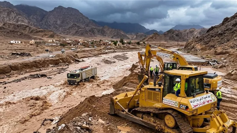 بعد تضررها من السيول.. إعادة فتح طرق 