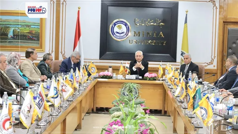 جامعة المنيا تعتمد خطة شاملة لترشيد الطاقة وتعزيز الاستدامة داخل الحرم الجامعي